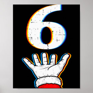 Póster Número 6 Pareo 67 Meme Navidad Pijamas Hombres Muj