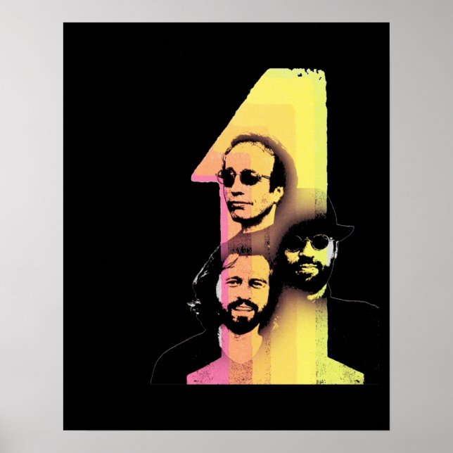 Póster Número de Bee Gees (Frente)