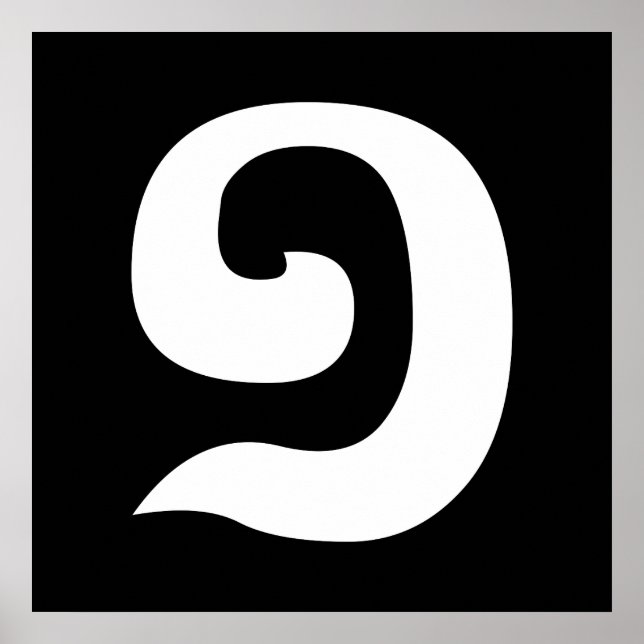 Póster Número de camboyano 1/1/១ (Muadi) Idioma khmer (Frente)