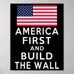 Póster Número Uno De Nuevo Y Construir Una Pared