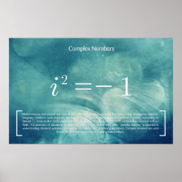Póster Números complejos - Poster de matemáticas