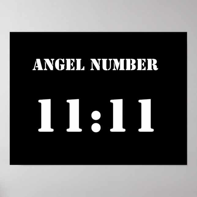 Póster Números de ángel (Frente)