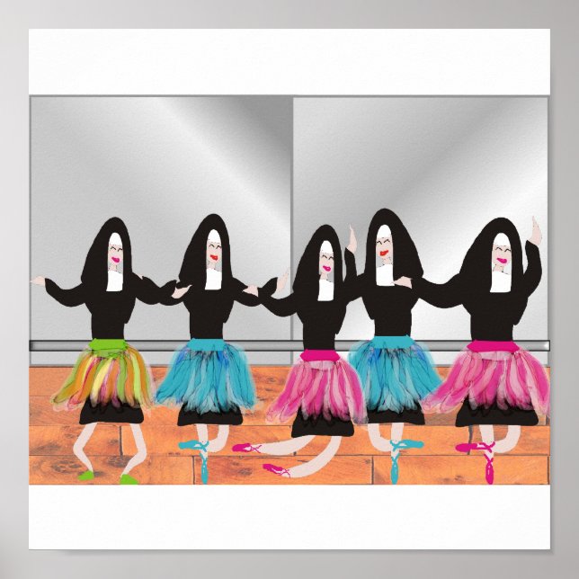 Póster Nun Ballerinas Art Poster (Frente)