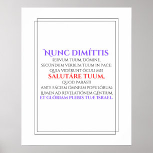 Póster Nunc Dimittis Poster