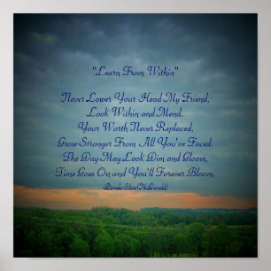 Póster Nunca baje su cabeza mi amigo…