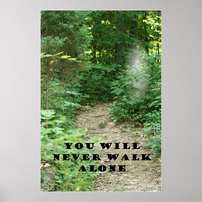 PÓSTER NUNCA CAMINARÁS SOLO (Frente)