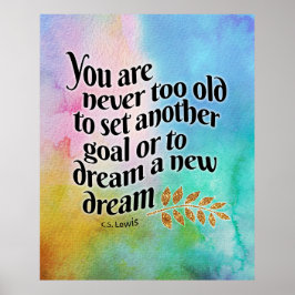 Póster Nunca demasiado viejo para soñar