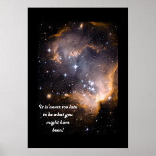 Póster Nunca es demasiado tarde