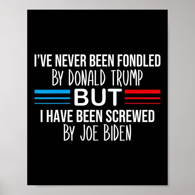 Póster Nunca Fue Fondeado Por Donald Trump, Pero Perjudic (Frente)