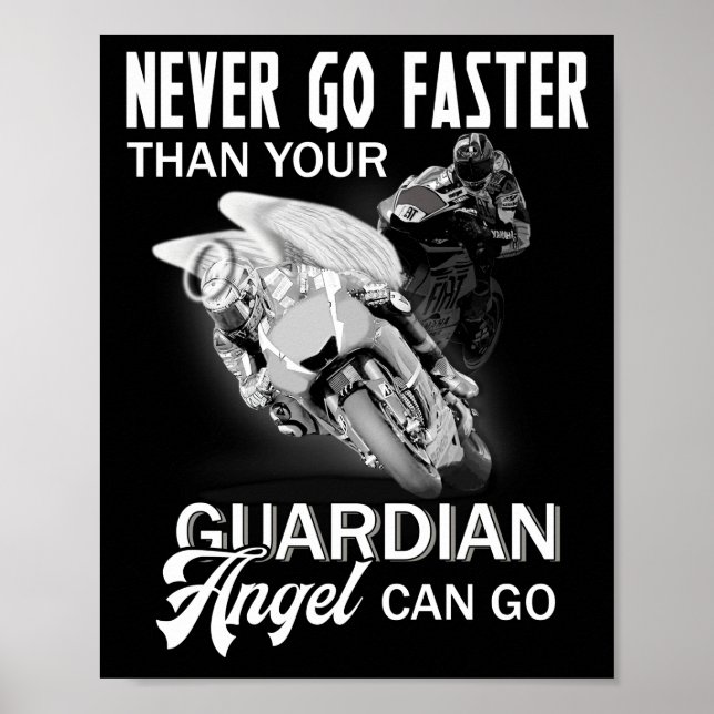 Póster Nunca Más Rápido Que Tu Ángel Guardián (Frente)
