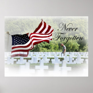 Póster Nunca olvidado - Día de la Memoria