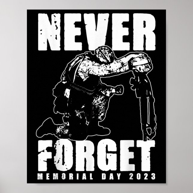 Póster Nunca olvidar el día de conmemoración _2 (Frente)