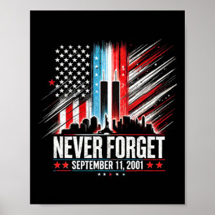 Póster Nunca olvidemos el 11 de septiembre de 2001, Día d