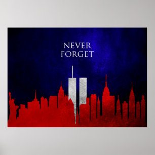 Póster Nunca olvidemos el 911 (11 de septiembre de 2001)