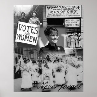 Póster Nunca olviden a las mujeres