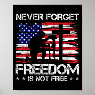 Póster Nunca Olvides Que La Libertad No Es El Día De La B