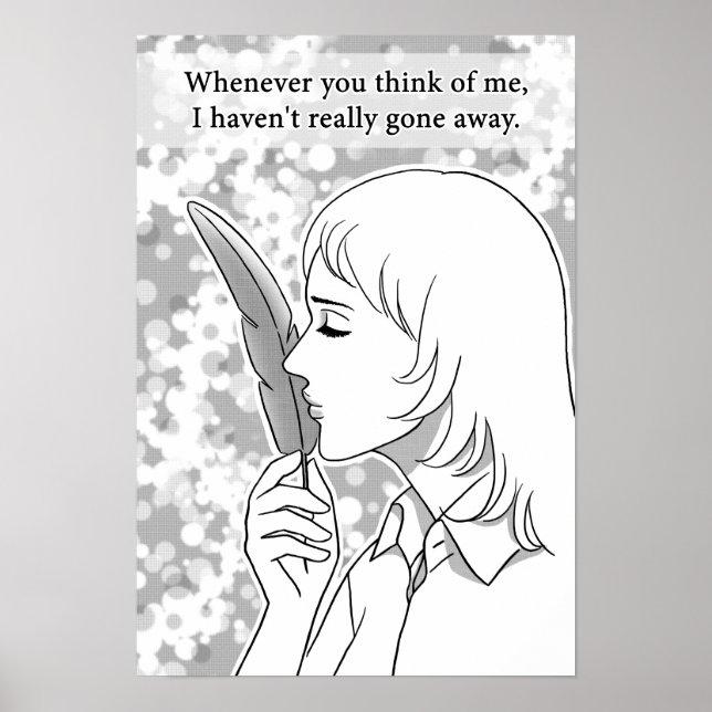 Póster Nunca realmente se fue (Frente)