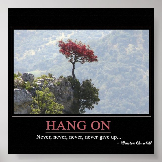 Póster Nunca rendirse (Frente)