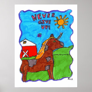 Póster Nunca rendirse Poster