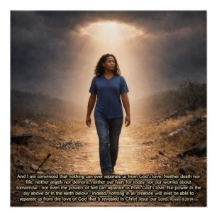 Póster Nunca separado de Dios