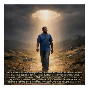 Póster Nunca separado de Dios