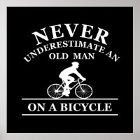 nunca subestimar a un anciano en bicicleta