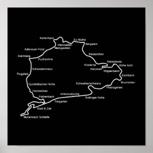 Póster Nurburgring