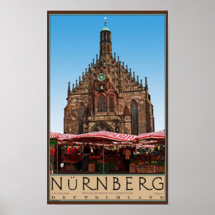 Póster Nürnberg - Frauenkirche