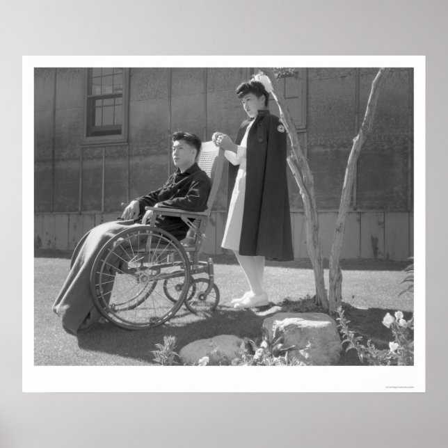 Póster Nurse Aiko Hamaguchi & Tom Kano 1943 (Frente)