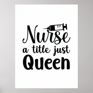 Póster Nurse Art Nurse A Title Just Queen