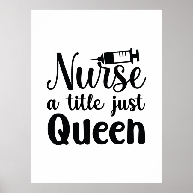 Póster Nurse Art Nurse A Title Just Queen (Frente)