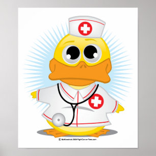 Póster Nurse Duck