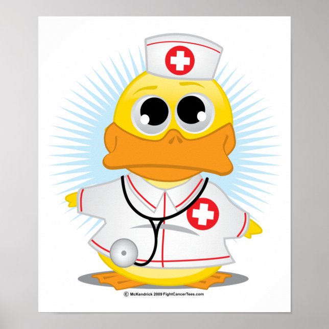 Póster Nurse Duck (Frente)