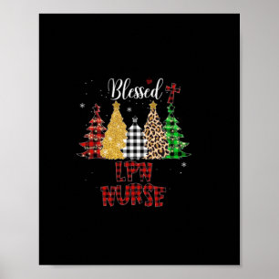 Póster Nurse Gift   Blessed LPN Nurse