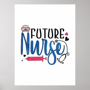 Póster Nurse Gift Enfermeras futuras