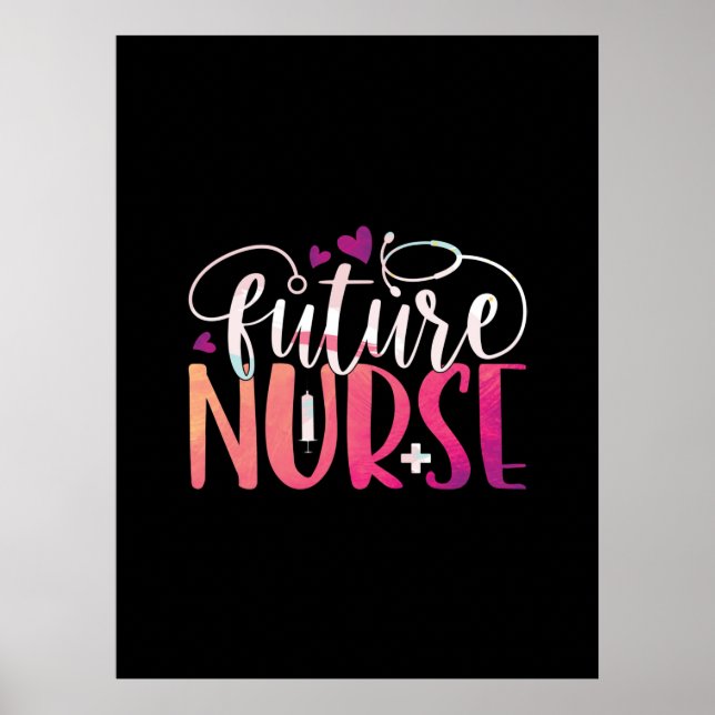 Póster Nurse Gift | Future Nurse (Frente)