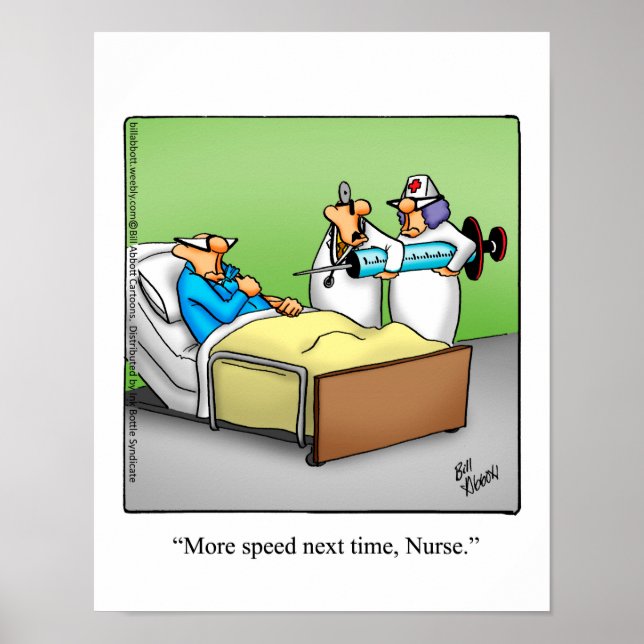 Póster Nurse Humor Poster Gift (Frente)