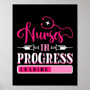 Póster Nurse In Progress Nursing School Student