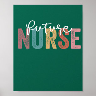 Póster Nurse In Progress Nursing School Student Future Nu