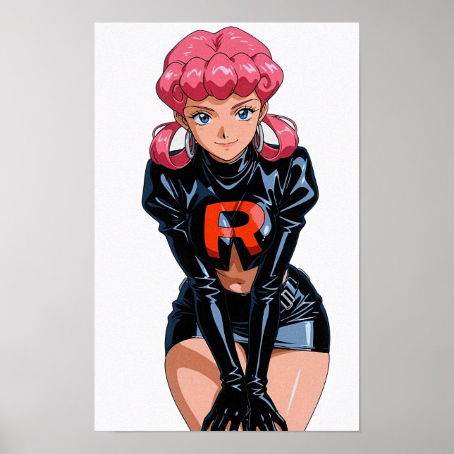 Póster Nurse joy team rocket (Frente)