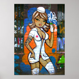 Póster Nurse on Wall