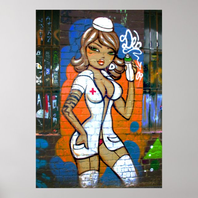 Póster Nurse on Wall (Frente)