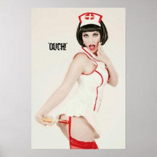 Póster Nurse Pinup Poster