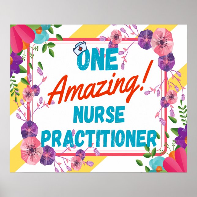 Póster Nurse Practitioner Appreciation Gift Idea (Frente)