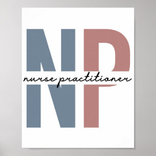 Póster Nurse Practitioner NP nurse appreciation gifts