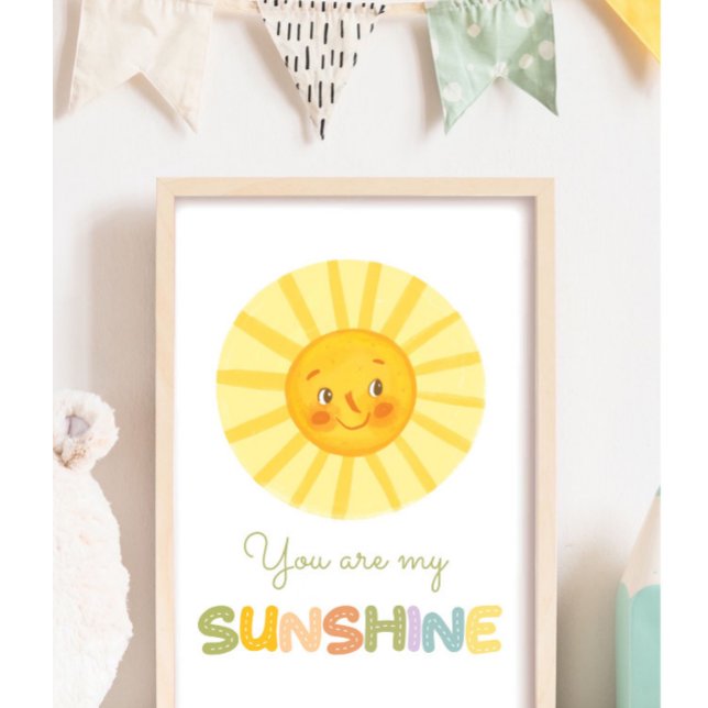 Póster Nursera bebé Eres mi sol (Subido por el creador)