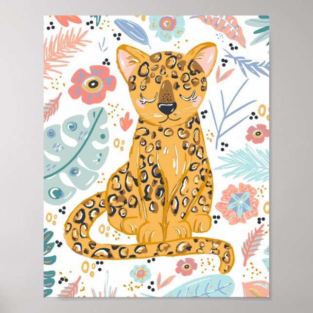 Póster Nursera de Cheetah Baby (Frente)