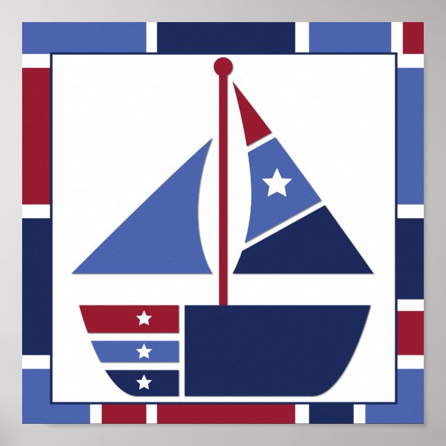 Póster Nursera Nautical Wave (Frente)