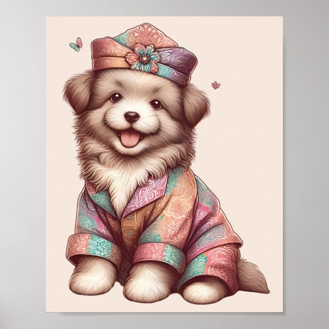 Póster Nursery Art Nusantara / Heredar Animal (Frente)