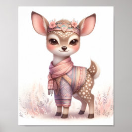 Póster Nursery Art Nusantara / Heredar animales para bebé